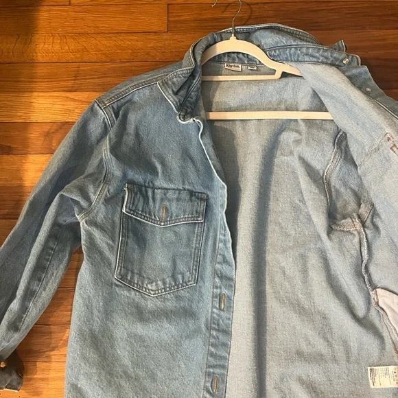Rhythm Light Blue Denim Jacket - Picture 4 of 5